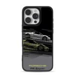 Porsche 918 Spyder speed racing art iPhone 16 Pro Max Black Case