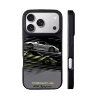 Porsche 918 Spyder speed racing art iPhone 17 Pro Max Black Case