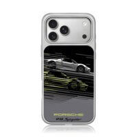 Porsche 918 Spyder speed racing art iPhone 17 Pro Max Electroplated Silver Case1