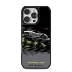 Porsche 918 Spyder speed sports art iPhone 16 Pro Max Black Case
