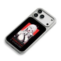 Power Chainsaw Man anime girl iPhone 17 Pro Max Electroplated Silver Case2
