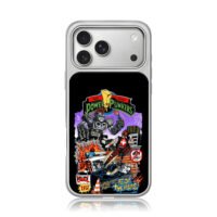 PowerPunkers punk police robot riot iPhone 17 Pro Max Electroplated Silver Case1
