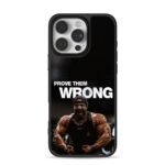 Prove them wrong gym muscle art iPhone 16 Pro Max Black Case
