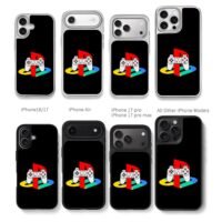 PS1 Sony classic controller logo Chris Brown Phone Case Black Electroplated Silver For Iphone 11 To 17
