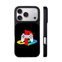 PS1 Sony classic controller logo iPhone 17 Pro Max Black Case