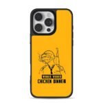 PUBG 3helmet soldier chicken dinner iPhone 16 Pro Max Black Case
