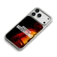 PUBG glitch art soldier graphic iPhone 17 Pro Max Electroplated Silver Case2