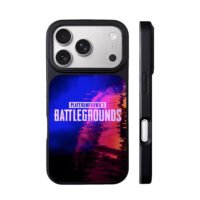 PUBG glitch neon art Phone Case for iPhone 11-17 & Samsung Galaxy S24-S26 - Image 3