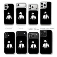PUBG helmeted man in suit and tie Chris Brown Phone Case Black Electroplated Silver For Iphone 11 To 17