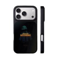 PUBG level 3 helmet soldier logo iPhone 17 Pro Max Black Case