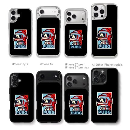 PUBG level 3 helmet soldier poster Chris Brown Phone Case Black Electroplated Silver For Iphone 11 To 17