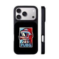 PUBG level 3 helmet soldier poster iPhone 17 Pro Max Black Case