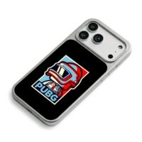 PUBG level 3 helmet soldier poster iPhone 17 Pro Max Electroplated Silver Case2
