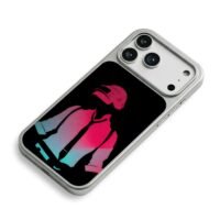 PUBG level 3 helmet suit man art iPhone 17 Pro Max Electroplated Silver Case2