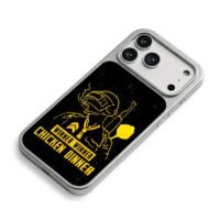 PUBG level3 helmet WWCD pan gun iPhone 17 Pro Max Electroplated Silver Case2