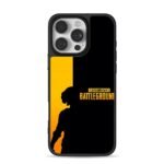 PUBG soldier silhouette game logo iPhone 16 Pro Max Black Case