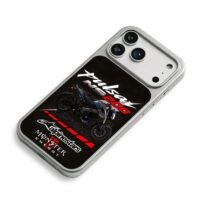 Pulsar NS200 motorcycle alpinestars iPhone 17 Pro Max Electroplated Silver Case2