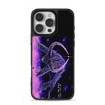 Purple cosmic dragon seek truth art iPhone 16 Pro Max Black Case