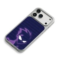 Purple Dragon Ball Gohan anime art iPhone 17 Pro Max Electroplated Silver Case2