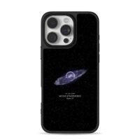 Purple planet Music of the Spheres iPhone 16 Pro Max Black Case