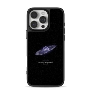 Purple planet Music of the Spheres iPhone 16 Pro Max Black Case
