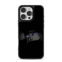 Purple Rinnegan Pain from Naruto iPhone 16 Pro Max Black Case