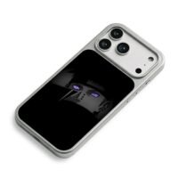 Purple Rinnegan Pain from Naruto iPhone 17 Pro Max Electroplated Silver Case2