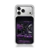 Purple Toyota Supra JDM tuning art Phone Case for iPhone 11-17 & Samsung Galaxy S24-S26 - Image 4