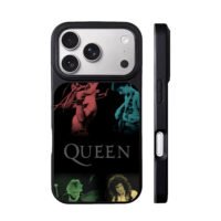 Queen band members stage art iPhone 17 Pro Max Black Case