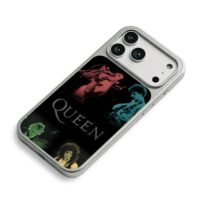Queen band members stage art iPhone 17 Pro Max Electroplated Silver Case2