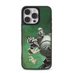 Queen News robot falling people art iPhone 16 Pro Max Black Case