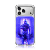 R6 Siege glitch soldier art iPhone 17 Pro Max Electroplated Silver Case1