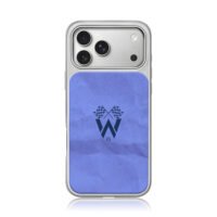 Racing check flags W23 purple iPhone 17 Pro Max Electroplated Silver Case1