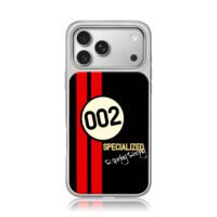 Racing stripe 002 Specialized iPhone 17 Pro Max Electroplated Silver Case1