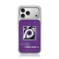 Rainbow Six Jackal Eyenox eye logo iPhone 17 Pro Max Electroplated Silver Case1