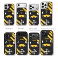 Rainbow Six Jager helmet drone art Chris Brown Phone Case Black Electroplated Silver For Iphone 11 To 17