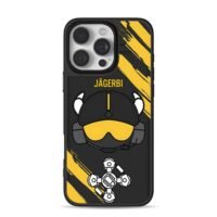 Rainbow Six Jager helmet drone art iPhone 16 Pro Max Black Case