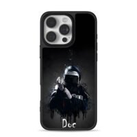 Rainbow Six Siege Doc operator art iPhone 16 Pro Max Black Case