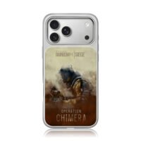 Rainbow Six Siege Operator Chimera iPhone 17 Pro Max Electroplated Silver Case1