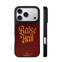 Raise Hail Gothic Washington Commanders Maroon Design iPhone 17 Pro Max Black Case