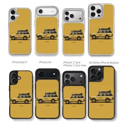 Range Rover Camel Trophy Art Chris Brown Phone Case Black Electroplated Silver For Iphone 11 To 17