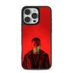 Rapper code mouth red background iPhone 16 Pro Max Black Case
