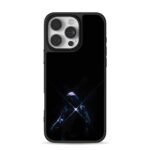 Rapper in beanie stage cross light iPhone 16 Pro Max Black Case