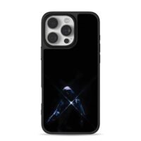 Rapper in beanie stage cross light iPhone 16 Pro Max Black Case