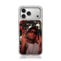Rapper Oroch MC music collage iPhone 17 Pro Max Electroplated Silver Case1