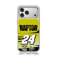 Raptor 24 Hendrick Chevy NASCAR iPhone 17 Pro Max Electroplated Silver Case1