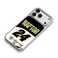 Raptor 24 Hendrick Pennzoil racing iPhone 17 Pro Max Electroplated Silver Case2