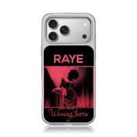 Raye Oscar Winning Tears red singer iPhone 17 Pro Max Electroplated Silver Case1