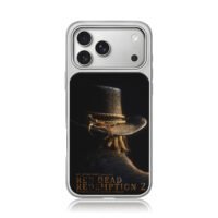 RDR2 Arthur Morgan cowboy hat iPhone 17 Pro Max Electroplated Silver Case1