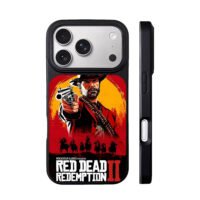 RDR2 Arthur Morgan cowboy revolver iPhone 17 Pro Max Black Case